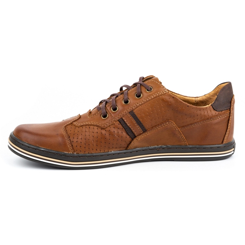 Polbut Zapatos casual hombre piel 1801PAX marrón 1