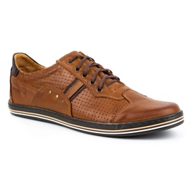 Polbut Zapatos casual hombre piel 1801PAX marrón 2