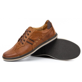 Polbut Zapatos casual hombre piel 1801PAX marrón 4