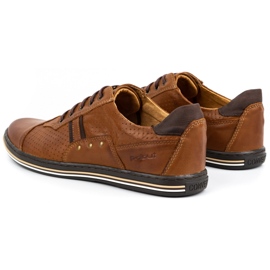 Polbut Zapatos casual hombre piel 1801PAX marrón 6