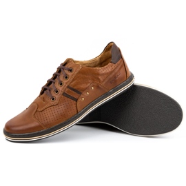 Polbut Zapatos casual hombre piel 1801PAX marrón 7