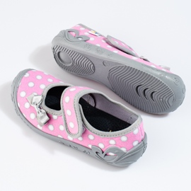 Pantuflas Shelovet rosa para niña rosado 2