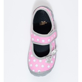Pantuflas Shelovet rosa para niña rosado 3