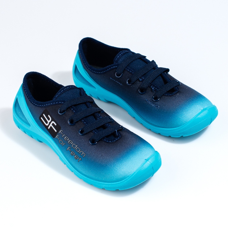 Zapatillas slip-on de niño Shelovet azul marino 1