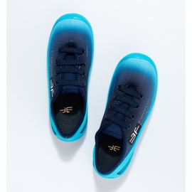 Zapatillas slip-on de niño Shelovet azul marino 2