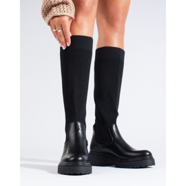 Botas sin cordones negras de Shelovet negro 2
