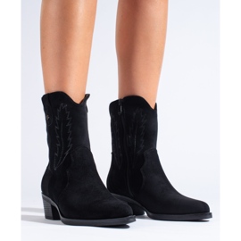 Botas cowboy shelovet ante negro 2