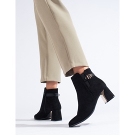 Botas clásicas de ante negras de Shelovet negro 2
