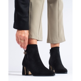 Botas clásicas de ante negras de Shelovet negro 1