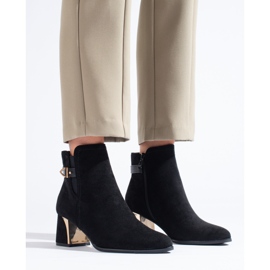 Botas clásicas de ante negras de Shelovet negro 3