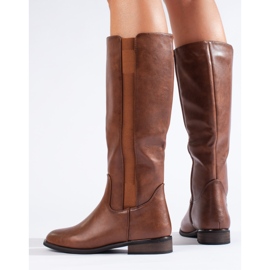 Botas clásicas de mujer Shelovet marrones marrón 2