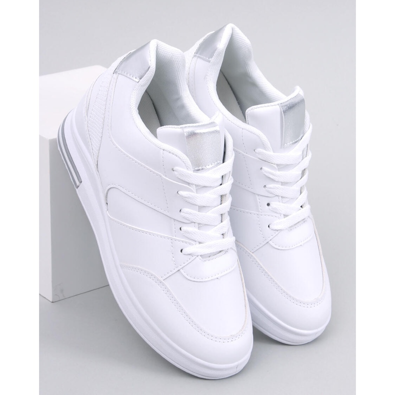 Rinno Zapatillas cuña blancas blanco 1 Rinno Zapatillas cuña blancas blanco 1