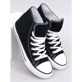 Zapatillas Jude de lona negra negro 1