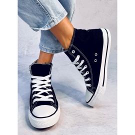 Zapatillas Jude de lona negra negro 3