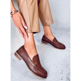 Mocasines clásicos de mujer Rhodes Cuoio marrón 2