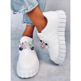 Zapatos brogue con plataforma Worth Blanco 2