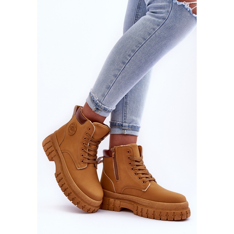 Botas Mujer Plataforma Piel Marrón Calys 2 Botas Mujer Plataforma Piel Marrón Calys 2