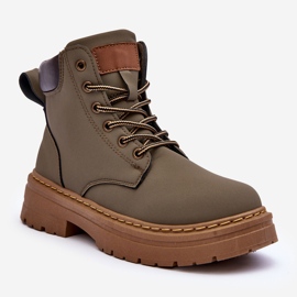 Botas Trapper Mujer Corbin Verde Cálido 1