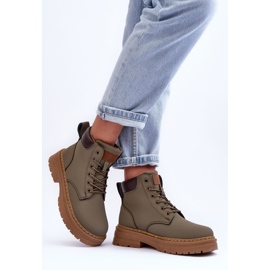 Botas Trapper Mujer Corbin Verde Cálido 2