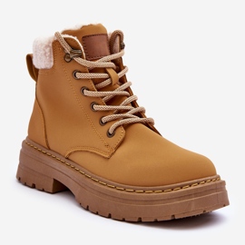 Botas De Mujer Con Piel De Oveja Marrón Jette 1