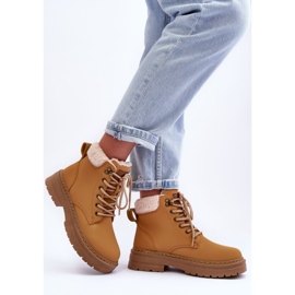 Botas De Mujer Con Piel De Oveja Marrón Jette 3