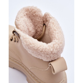 Botas De Mujer Con Piel De Oveja Beige Claro Jette 2
