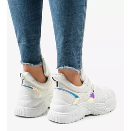 Deportivas blancas K-505 blanco 4