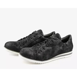 Zapatillas deportivas de mujer negras S18 negro 3