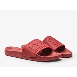 Pantuflas Lopez de hombre Big Star rojas rojo 3