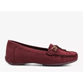 Mocasines Darren granate rojo 1 Mocasines Darren granate rojo 1