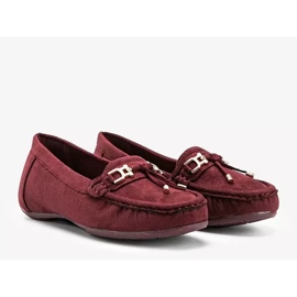 Mocasines Darren granate rojo 2 Mocasines Darren granate rojo 2