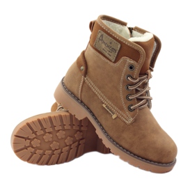 American Club Botas de invierno, botas, zapatillas, camello americano 1904 marrón multicolor 3