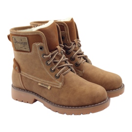 American Club Botas de invierno, botas, zapatillas, camello americano 1904 marrón multicolor 4