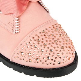 Vices New Collection Bolsos con estilo con una cinta rosado 6