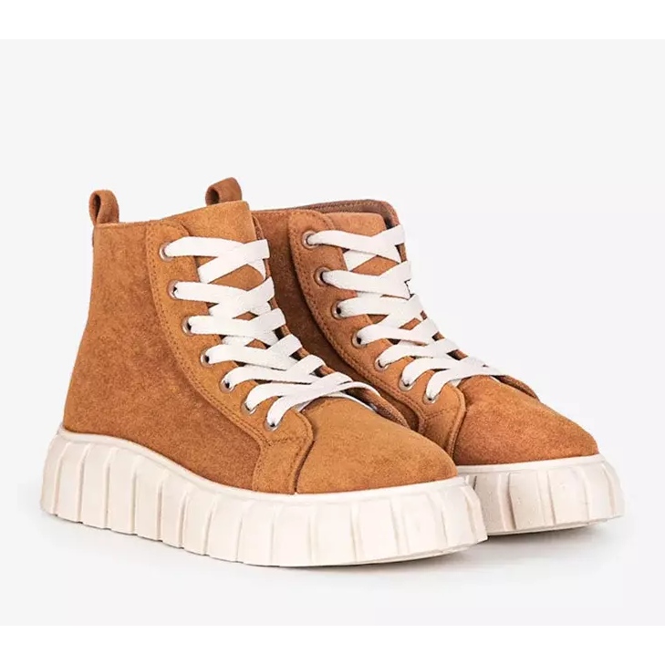 Zapatillas christal marrón 2