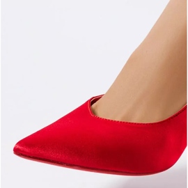 Tacones rojos con ribete Anneli 2