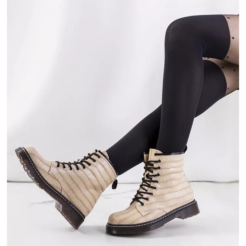 Botas de montaña de mujer Norte beige 1