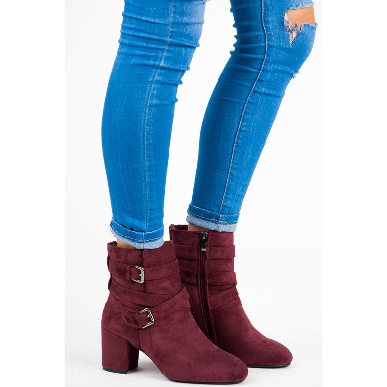 Seastar Tacones granate rojo 1