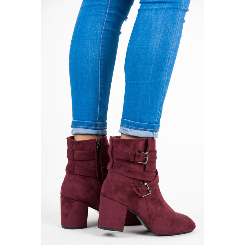 Seastar Tacones granate rojo 2