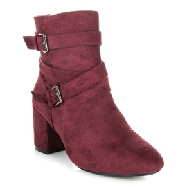 Seastar Tacones granate rojo 3