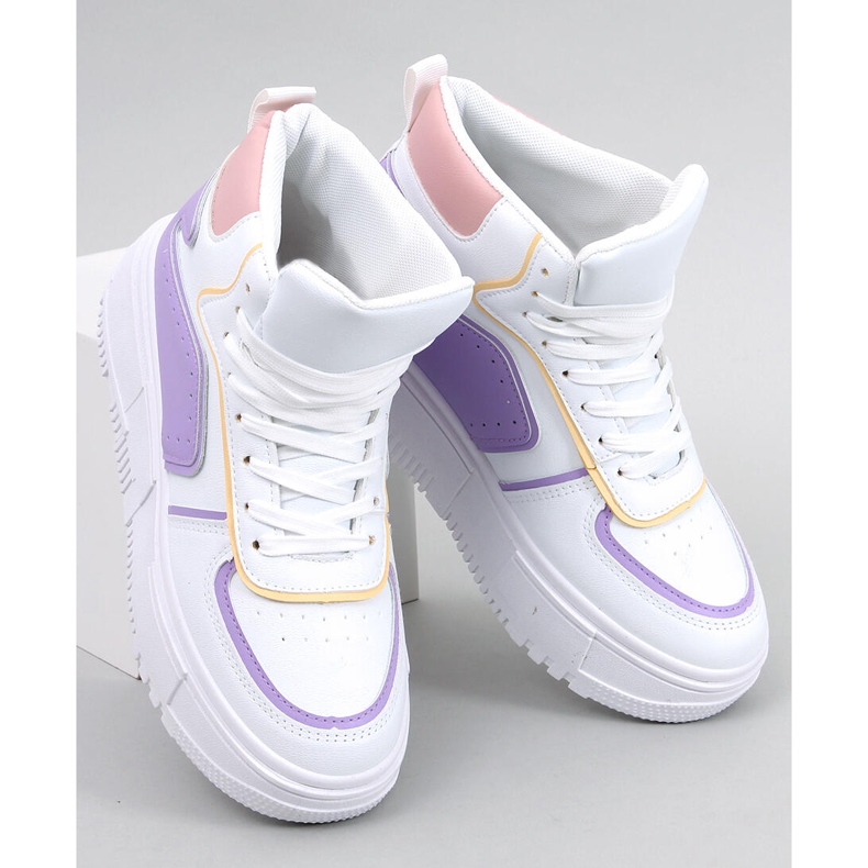Zapatillas altas Storm BLANCO / MORADO 1
