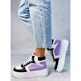 Zapatillas altas Storm NEGRO / MORADO 2