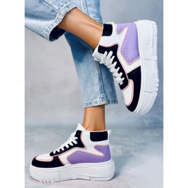 Zapatillas altas Storm NEGRO / MORADO 3