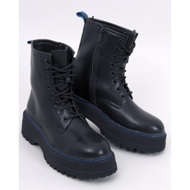 Botas con plataforma Hamel NEGRO/AZUL 1