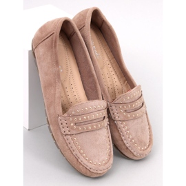 Mocasines mujer Deys Caqui beige 1