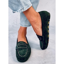 Mocasines de mujer Deys Verde 2