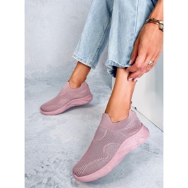 Goff Deportivas calcetín rosa rosado 2