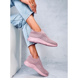 Goff Deportivas calcetín rosa rosado 4