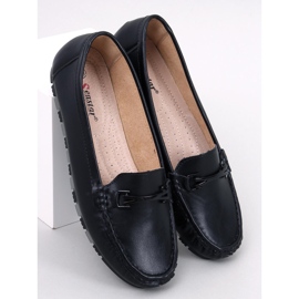 Mocasines clásicos con plantilla de piel Debell Negro 1