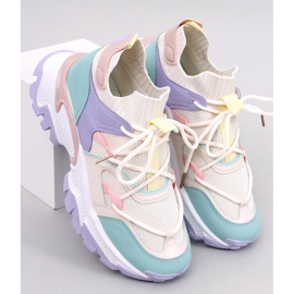 Beals Zapatillas con cuña de colores en color morado violeta 1
